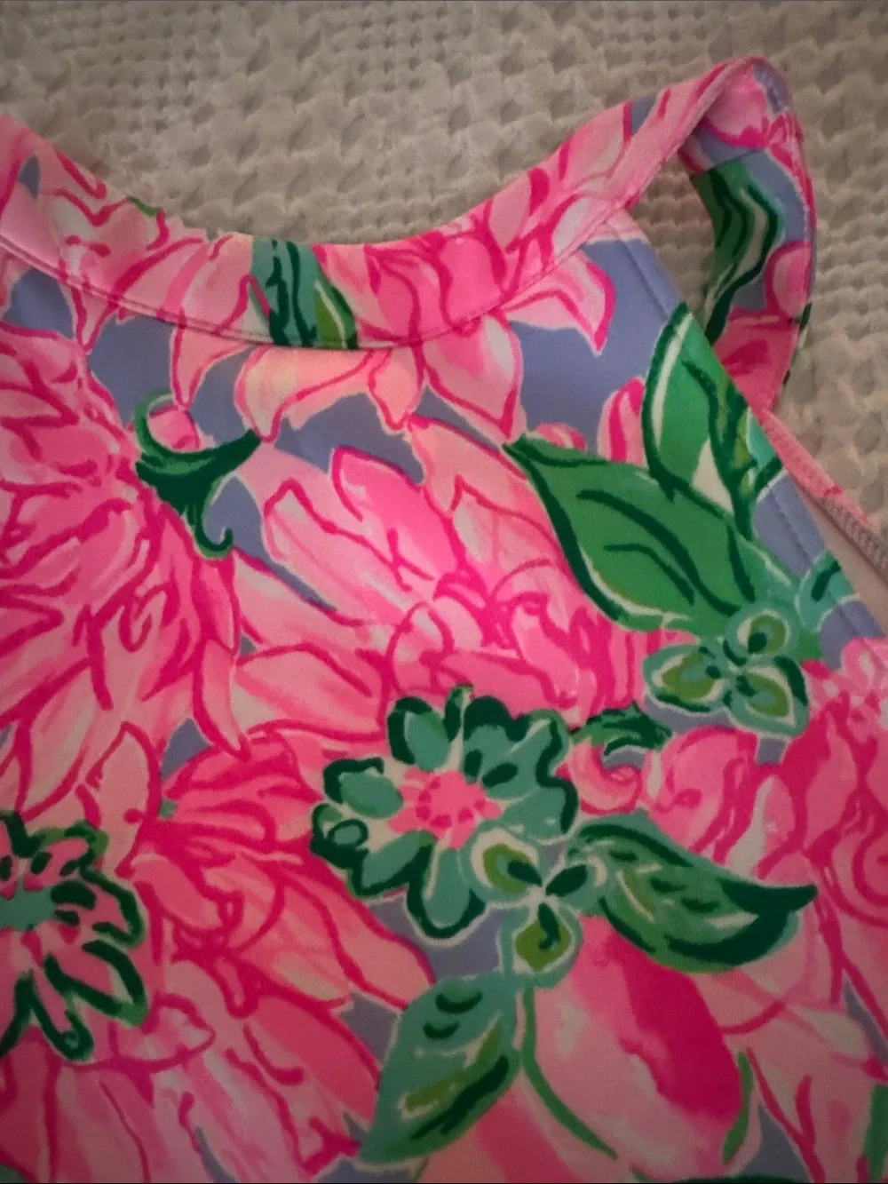 Lilly Pulitzer Pink Floral Crop Top & Skirt Set (can also fit a women’s XS)